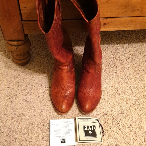 Women knee high frye boots Carson piping tall - Picture 2 of 3